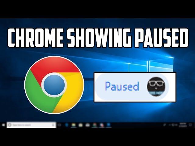 How To Fix issues with sync in Chrome | Chrome Paused Fix