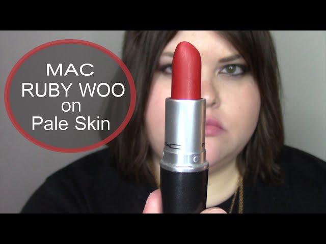 MAC | Ruby Woo (on pale skin) #ThePaintedLipsProject