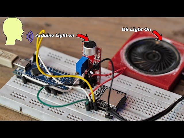 Arduino voice command on & off, like a personal assistant