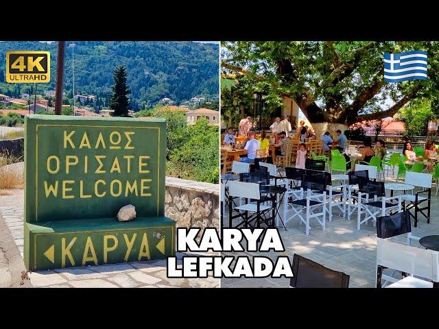 KARYA Lefkada Island - Greece  | Beautiful Mountain Village | Joyoftraveler