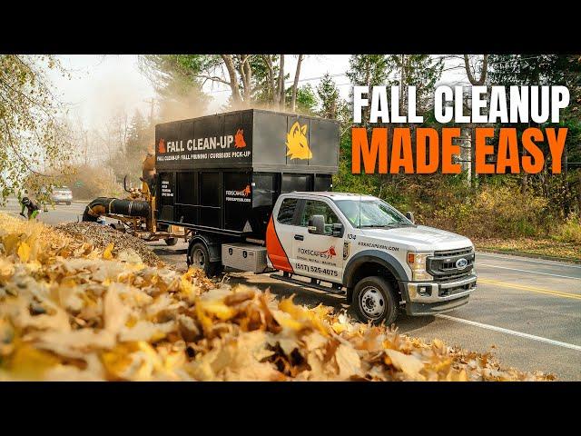 Our Efficient Fall Cleanup Setup | Made Easy