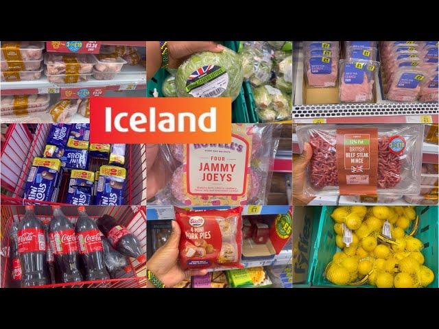 ICELAND FOOD SHOPPING STORE LONDON,NEW IN ICELAND, ICELAND GROCERY HAUL,BUDGET SHOPPING,SHOP WITH ME