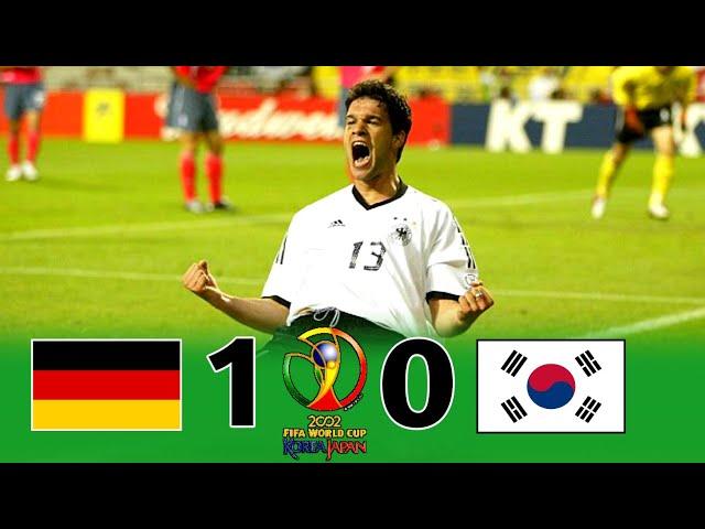 Germany 1 × 0 South Korea ⏹️ 2002 World Cup Semi Final Extended Highlights & Goals HD