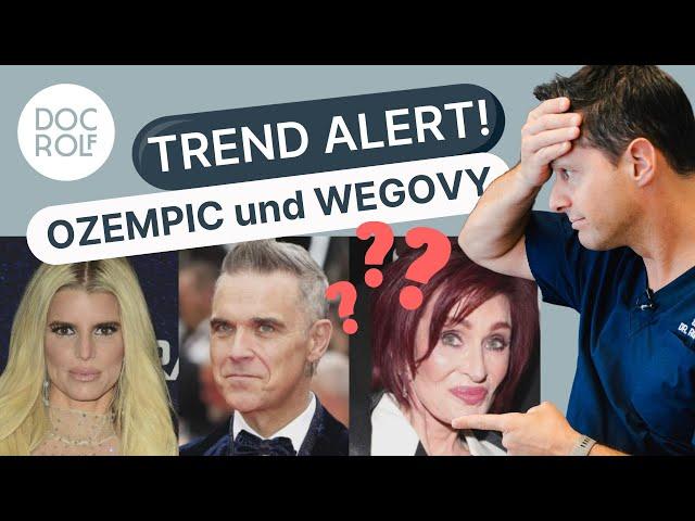 Altern Gesichter durch OZEMPIC  und WEGOVY schneller?! Dr. Rolf Bartsch