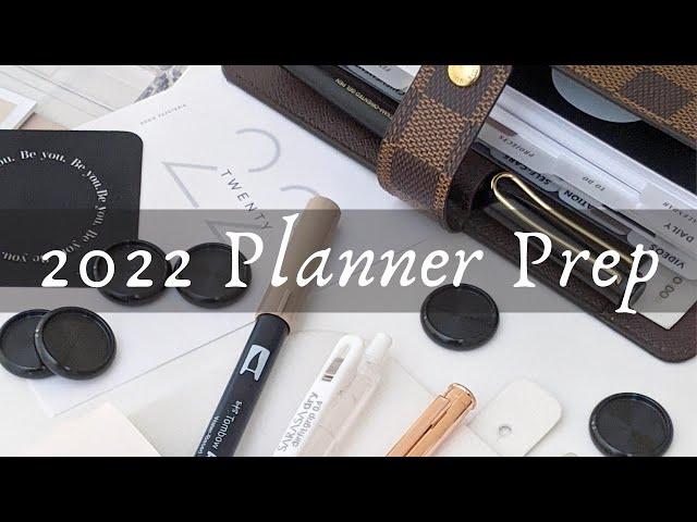 2022 Planner Preparations