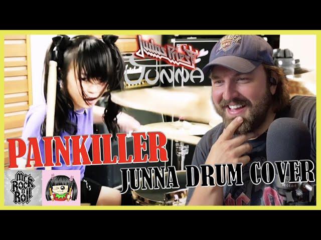 I Would Pay to See This Live!! |【 JUNNA 】Painkiller / Judas Priest - Drum cover | REACTION