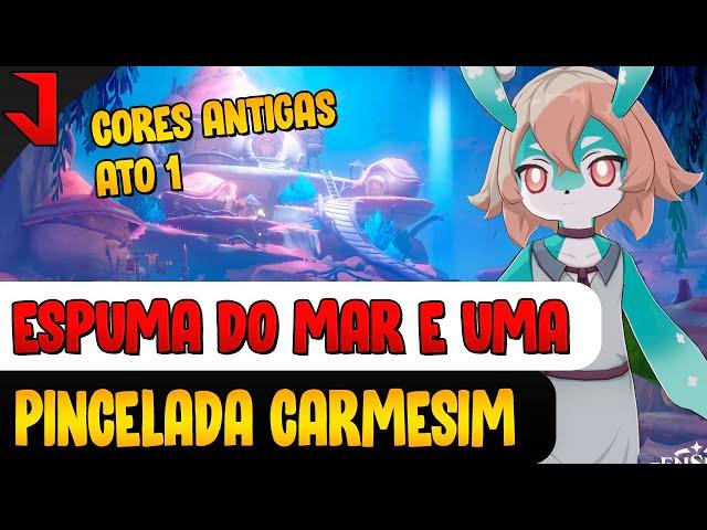 ESSA É A MISSÃO MAIS IMPORTANTE DE FONTAINE! ESPUMA DO MAR E UMA PINCELADA CARMESIM | GENSHIN IMPACT