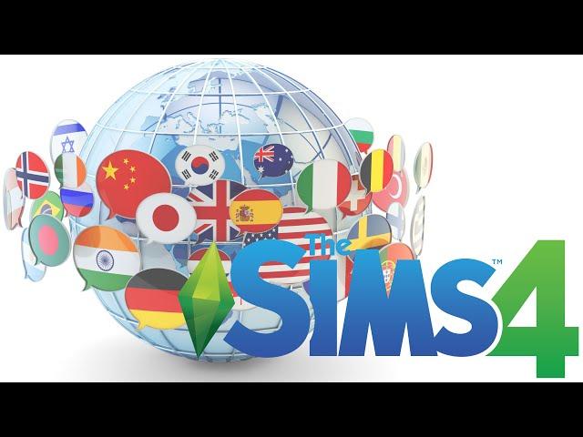 The Sims 4 Language Changer 1.53.115, 1.52.100 Island Living and Earlier Versions