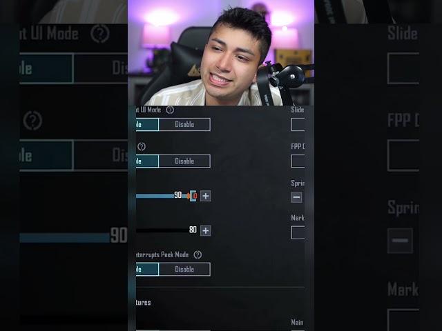 Tips for FPS Settings  #pubgmobile #bgmi #shorts