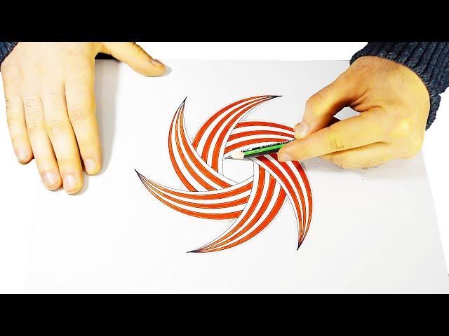 Helical Geometric Drawing - tutorial - (reupload)