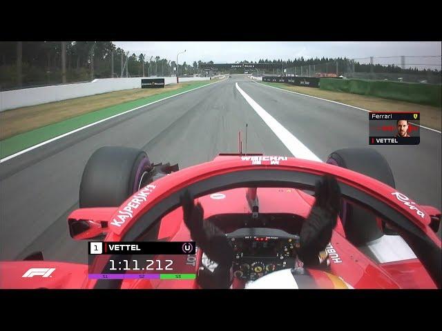 Sebastian Vettel's Pole Lap on Home Soil | 2018 German Grand Prix