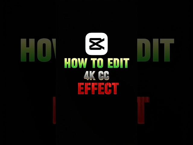 How to get 4k cc quality on capcut | 4k cc Tutorial | #capcut #4kedit #capcuttutorial