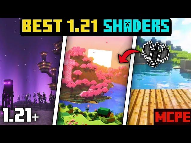 Top 4 EPIC NEW Shaders for Minecraft PE 1.21+  | Render Dragon Supported Shaders for MCPE!