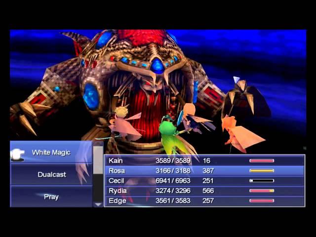 Final Fantasy IV (PC) - Final Boss: Zeromus (Active/Hard) + Ending