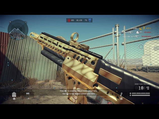 Warface Weapons - Golden Tavor TS12 Custom - Team Deathmatch - AUL