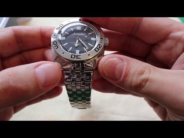 Unboxing Vostok Amphibian Classic 710916 Watch from Meranom.com