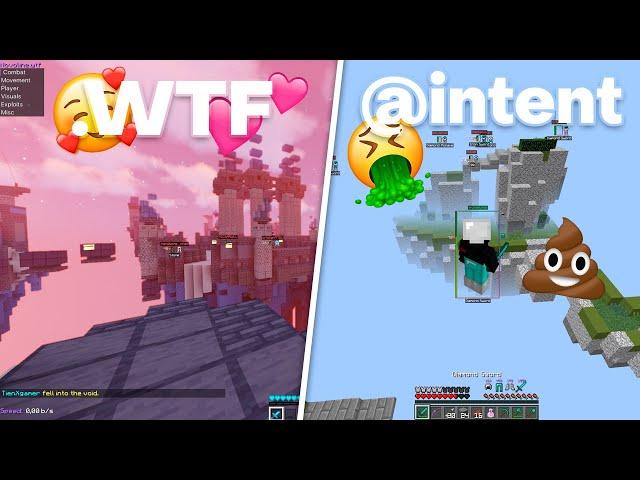 Novoline.wtf VS Novoline@intent | Client comparison (Hypixel Hacking)