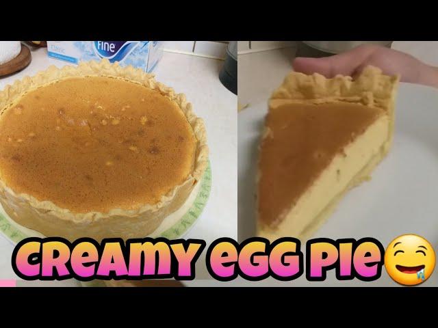 HOW TO COOK CREAMY EGG PIE| PINOY TASTE RECIPE