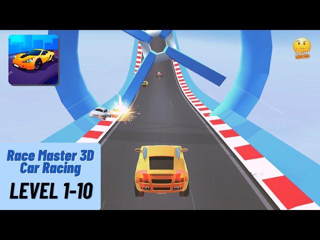 Race master 3D - Car Racing - Level 1-10 - Gameplay walkthrough