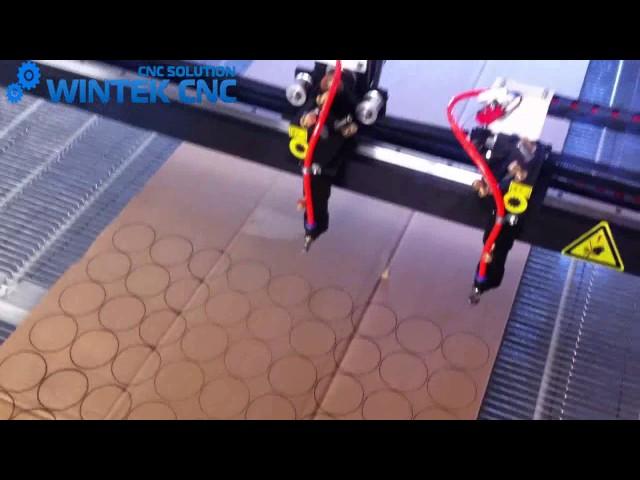 [WINTEK CNC] Double heads / double tubes Co2 Laser Engraving Cutting Machine