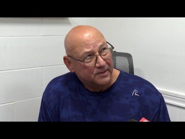 Terry Francona reacts to Cleveland Guardians' 10th-inning loss to Red Sox