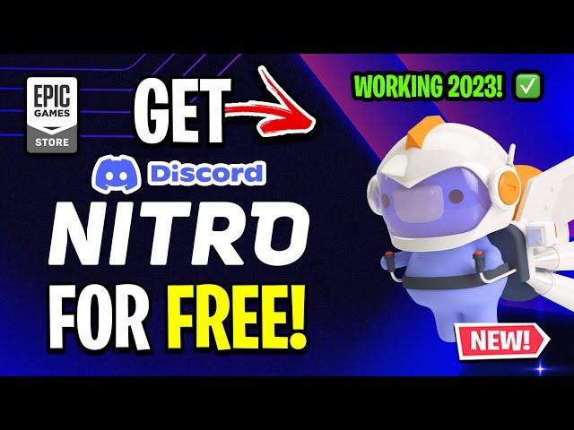 How To Get DISCORD NITRO For FREE On Epic Games (2023)