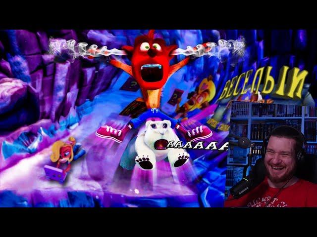 Ну чё там с Крэш Бандикут 2 Cortex Strikes Back (Crash Bandicoot N. Sane Trilogy) | РЕАКЦИЯ НА СЮС