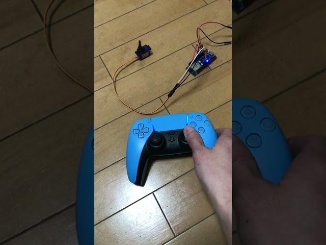 PS5 Controller Pad (DualSense) connected to ESP32 (PS5パッドをESP32に接続しました)