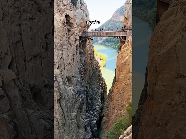 Caminito del Rey in Spain | A must visit Place #caminitodelrey #spain #malagaspain #shorts