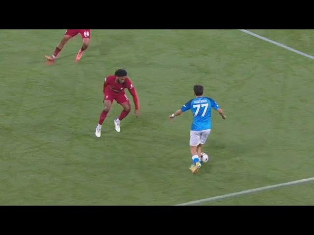 The day khvicha kvaratskhelia destroyed Liverpool joe Gomez & trent alexander-arnold