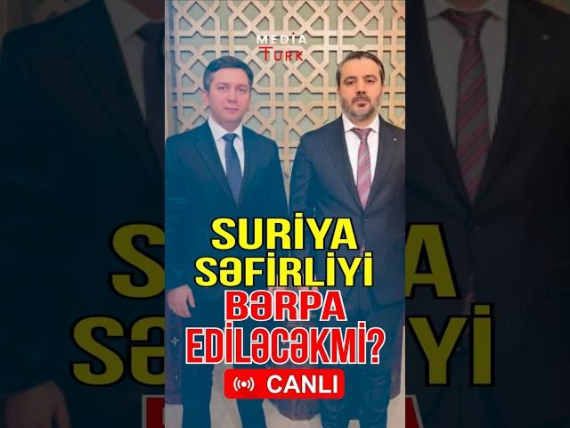 Yalçın Rəfiyevin liderlik etdiyi qrup Suriyaya səfər etdi - Media Turk TV #mediaturk #trend #shrots