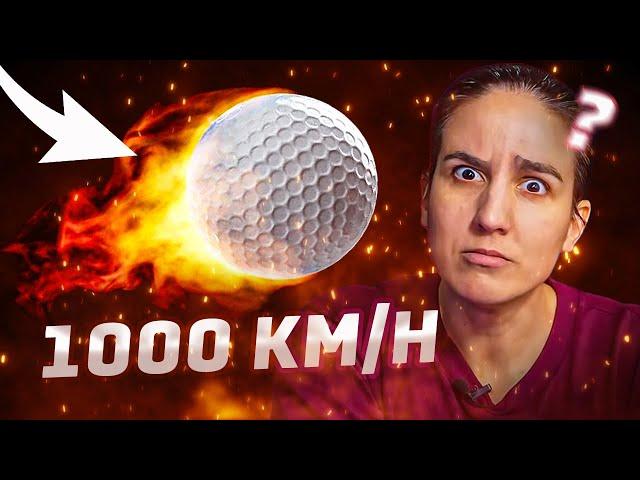 Can you hit a ball at supersonic speed? Ft @smartereveryday