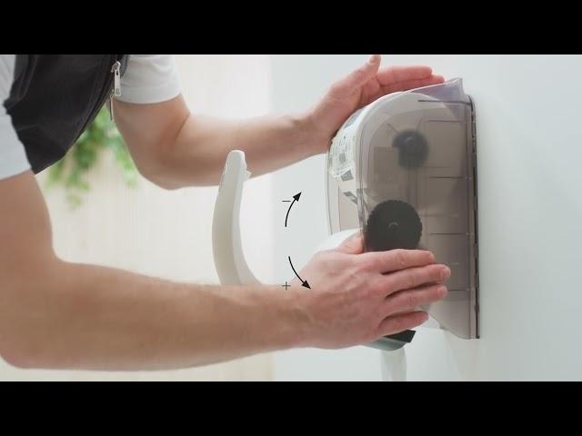 Tutorial Katrin System Toilet Dispensers - easy to fix a roll brake