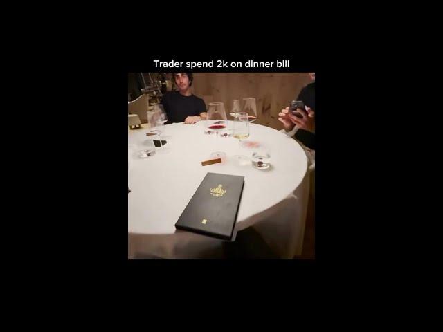 Trading gets you fine Italian dinners 