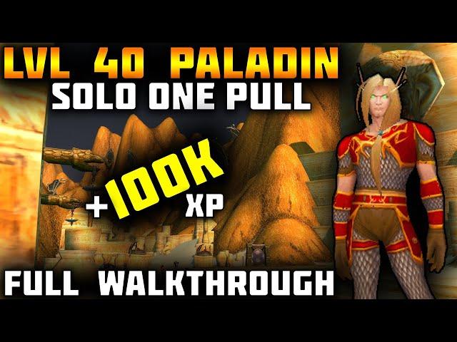 Paladin TBC AOE Leveling Guide 40-52 | Solo One Pull ZF Graveyard