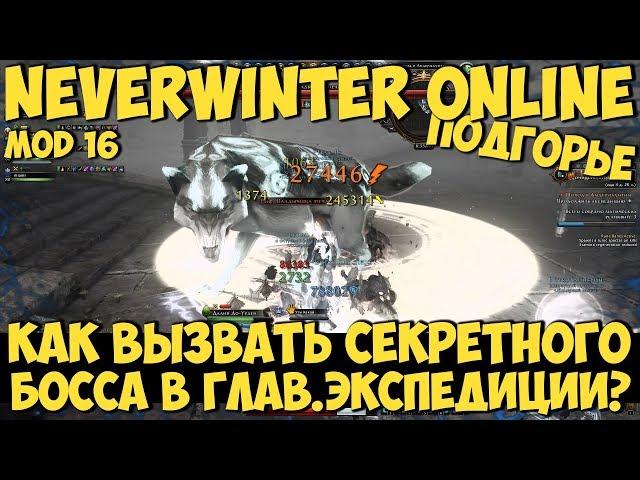 Как Вызвать Секретного Босса в Главной Экспедиции? | Neverwinter Online | Mod 16