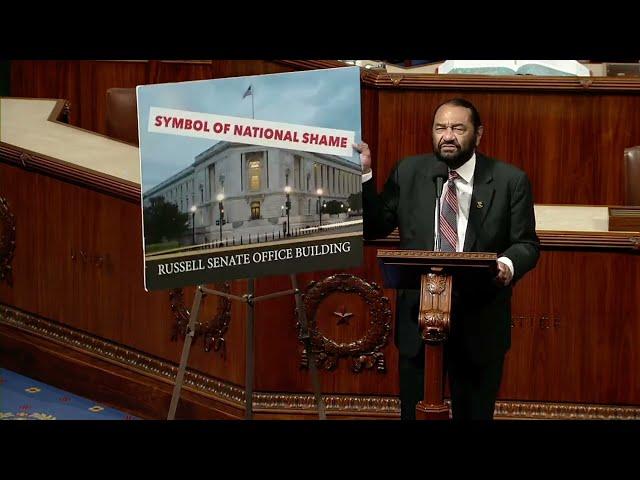 Rep. Al Green Denounces a 50-Year Symbol of Racism, Urges Russell Name Removed from Senate Office