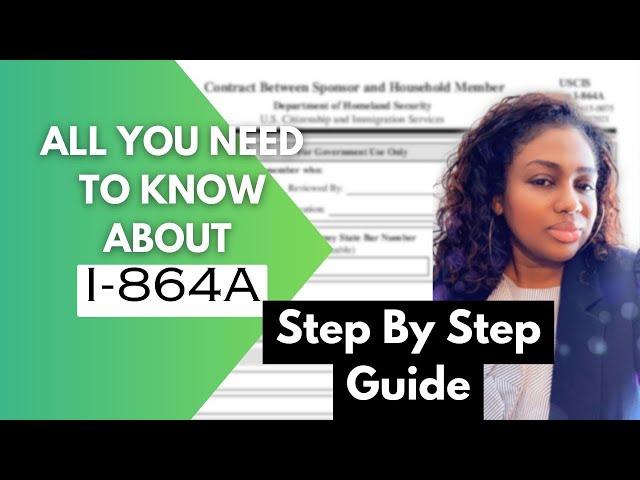 How to fill out I-864A form