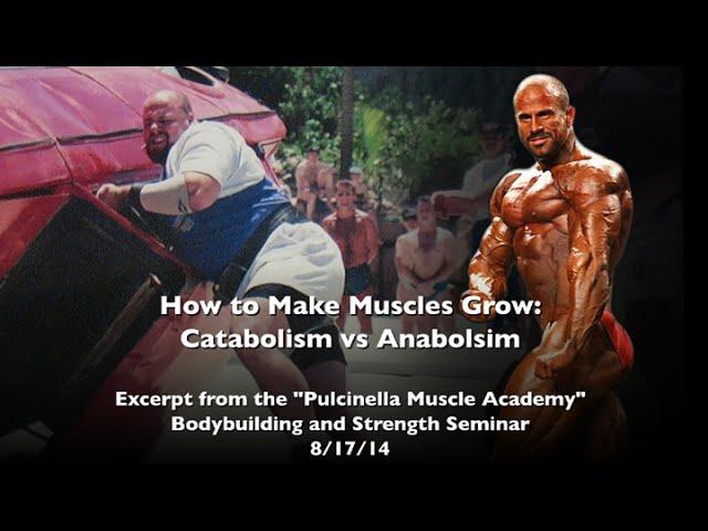 How to Make Muscles Grow: Catabolism vs Anabolism