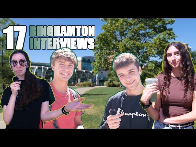 17 Students Say Why Binghamton Is the Best | Binghamton University Student Interviews