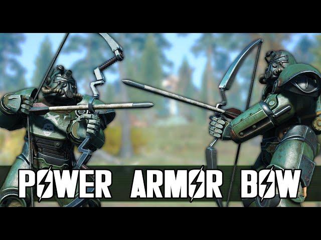 A Bow and Arrow for.... Power Armor??? - Fallout 4 Mod