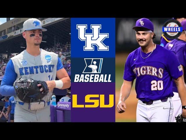 #12 Kentucky vs #5 LSU | Super Regionals Game 1 | 2023 College Baseball Highlights