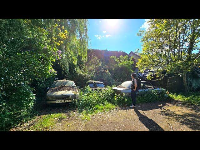 We Found Peter's ABANDONED Thatched Fantasy Manor With Hidden Classic Cars