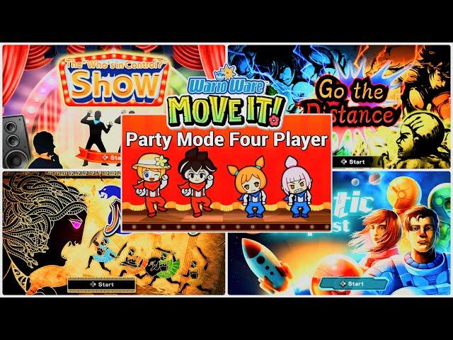 Warioware Move it! - Party Mode All Microgame & Four Player + Extra - Switch