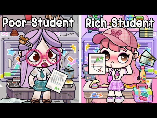 Rich Student Vs Poor Student in Avatar World  | Sad Story | Avatar World | Pazu