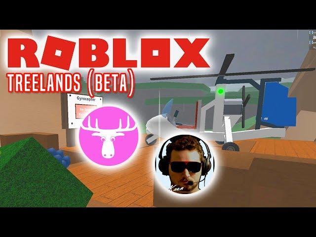 TRÆHYTTER MED DEN MANDIGE ELG! Roblox Treelands Beta Dansk Ep 1