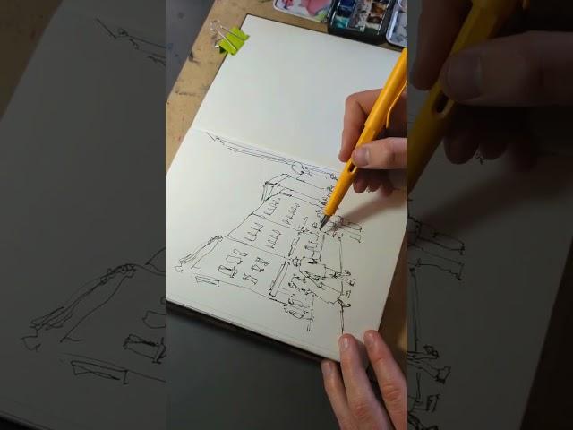 Urban Sketching People - My Skillshare Class Preview! #urbansketch #arttutorials #sketchbook