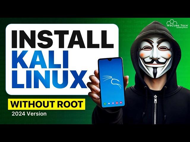 Install KALI LINUX on Your Phone (Rootless) | Without Any Error 2024 - Latest Version!