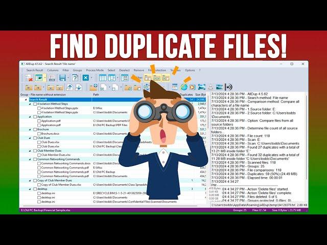 How to Find and Remove Duplicate Files from your Computer for Free with AllDupe