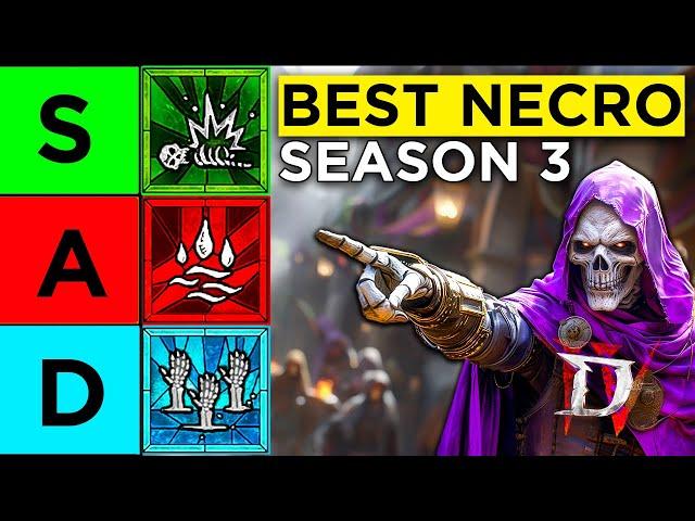 D4 Season 3 Ultimate Necromancer Tier List